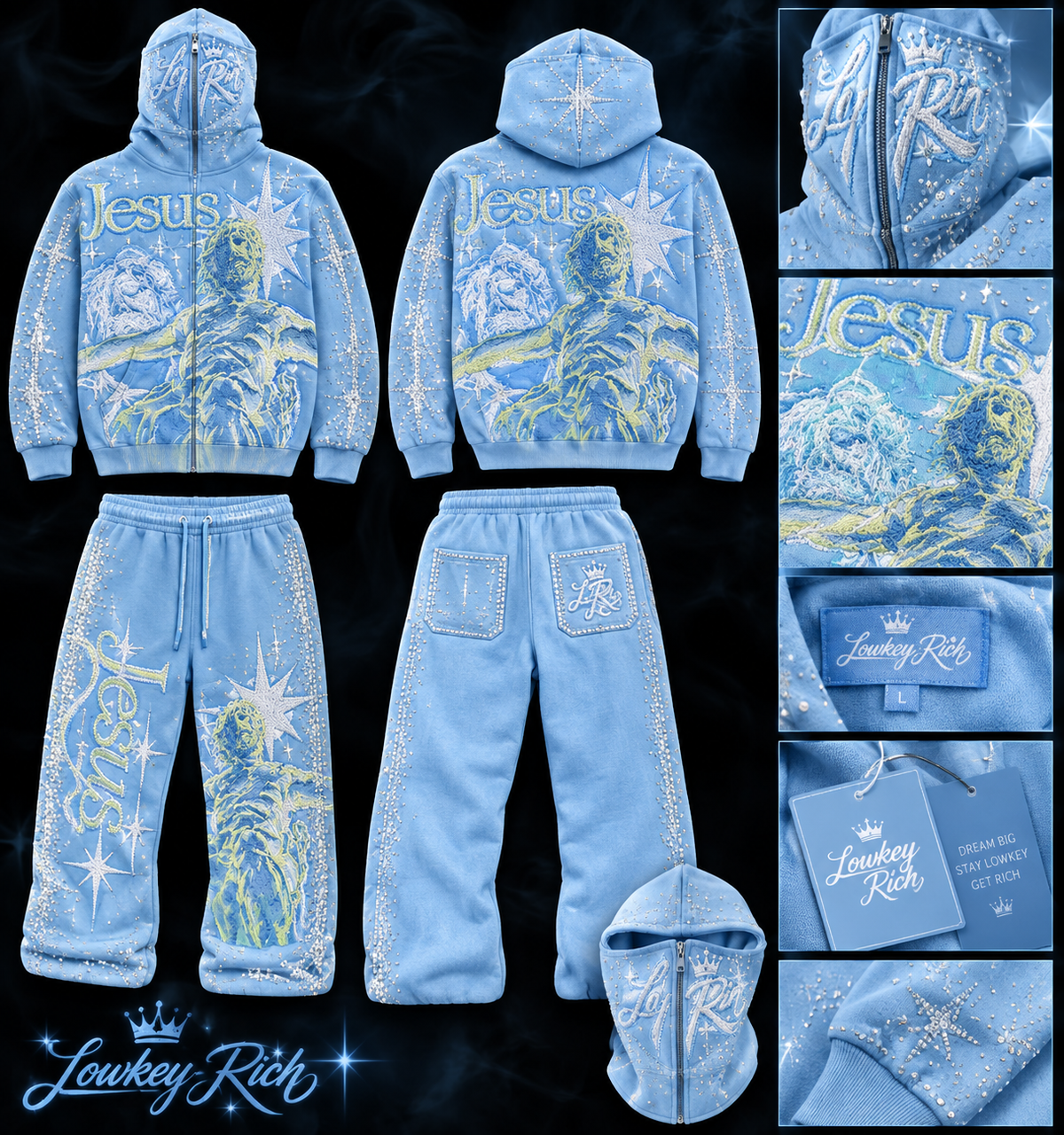 Jesus peace sweatsuit ￼