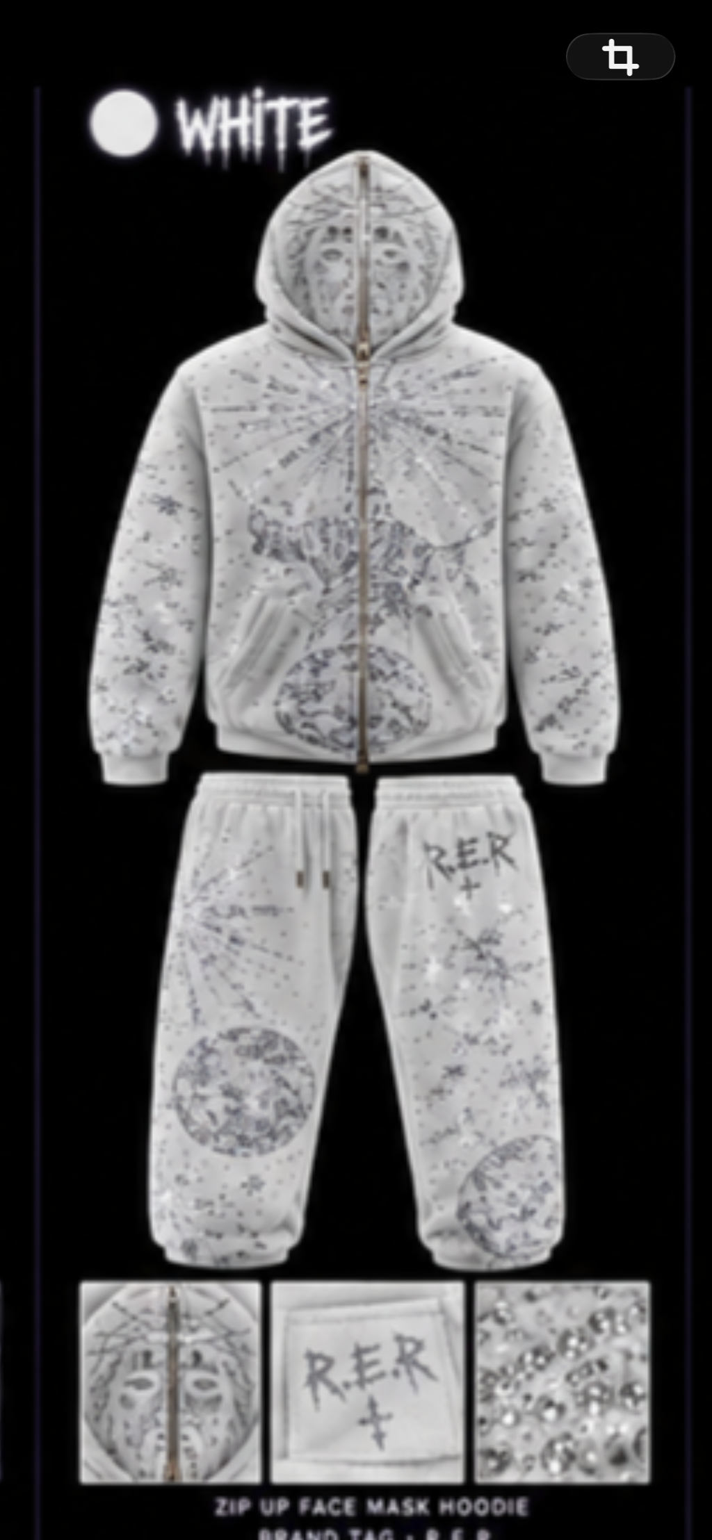 Jesus piece sweatsuit ￼