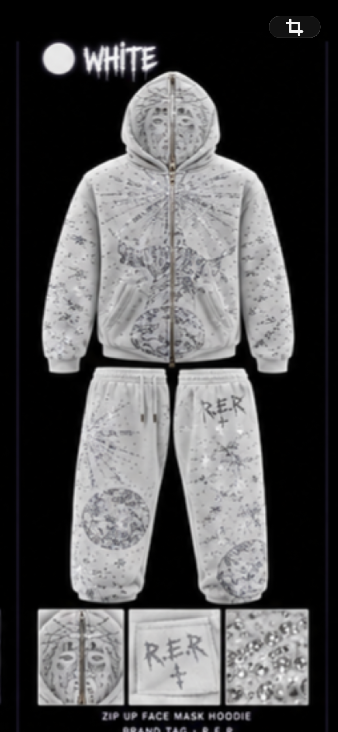 Jesus piece sweatsuit ￼