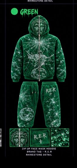 Jesus piece sweatsuit ￼