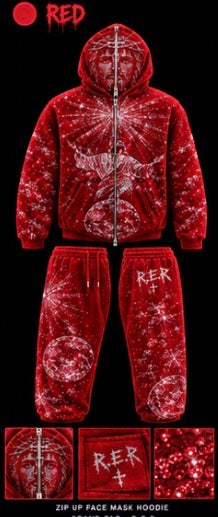Jesus piece sweatsuit ￼