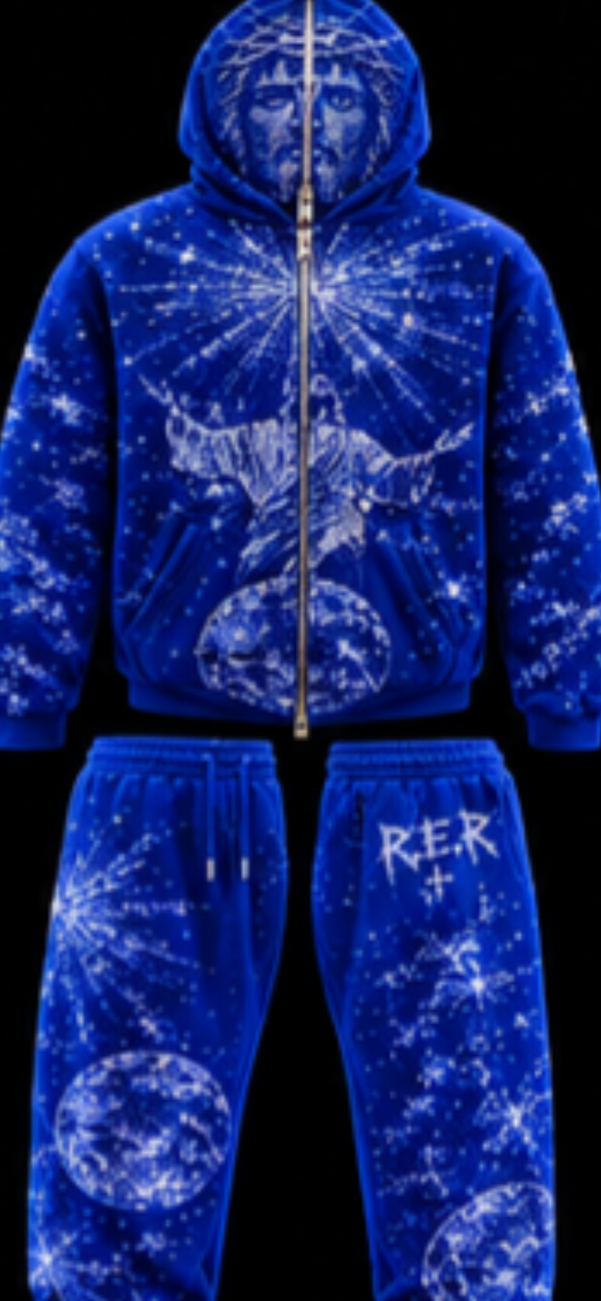 Jesus piece sweatsuit ￼